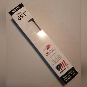 (New) Oracal Permanent Adhesive Vinyl Sheet (12"×5yd Roll)